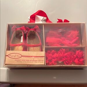 Rising Star Holiday Shoe and Headband Gift Set